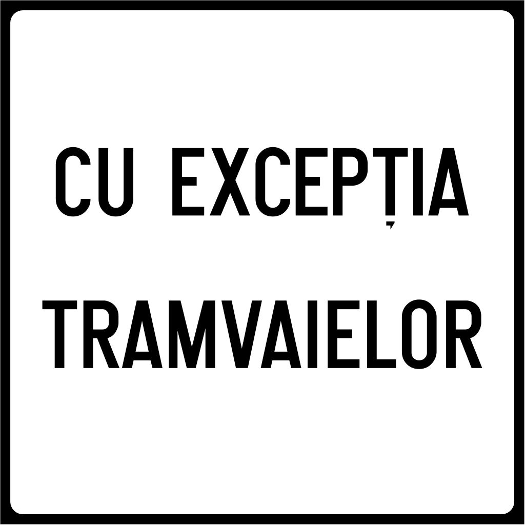 Tranvías autorizados.