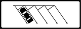 Angle parking to the left.