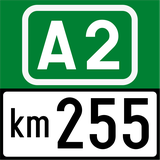 Motorway number.