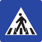 Crossing for pedestrians.
