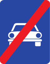 End of the expressway.