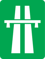 Start of a motorway.