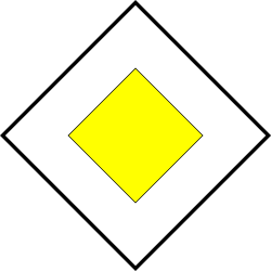 Start of a priority road.