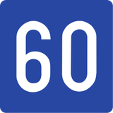 Advisory speed limit.