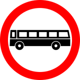 Buses prohibited.