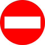 No entry.