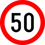 Start of a speed limit.