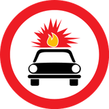 Flammable or explosive goods prohibited.