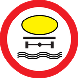 Vehicles carrying water-polluting substances prohibited.