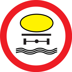 Vehículos con sustancias contaminantes del agua prohibidos.