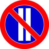 Parking prohibited on even dates.