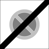 End of no-parking zone.