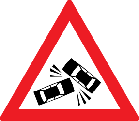 Warning for accidents.