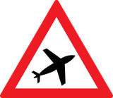 Warning for low-flying aircraft.