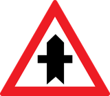 Priority at the junction.