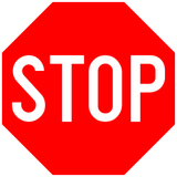 Stop and give way.