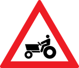 Warning for tractors.