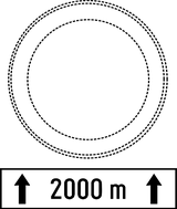 For ... metres.