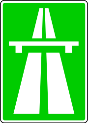 Início de autoestrada.