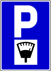 Estacionamento permitido apenas mediante pagamento.