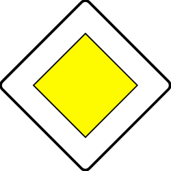 Start of a priority road.