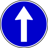 Driving straight ahead mandatory.