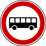 Buses prohibited.
