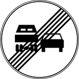 End of the overtaking prohibition for trucks.