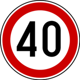 Start of a speed limit.