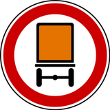 Vehicles carrying dangerous goods prohibited.