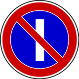 Parking prohibited on odd dates.