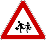 Warning for children.