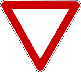 Give way.