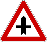 Priority at the junction.