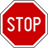 Stop and give way.