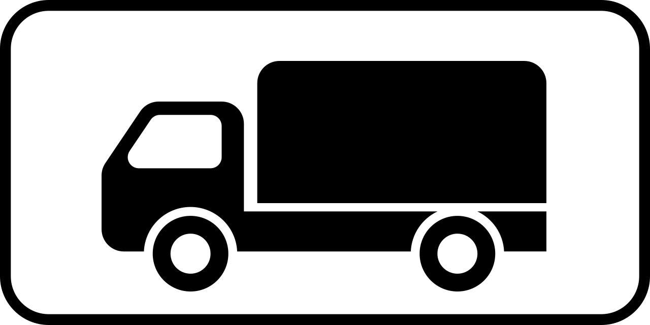 Für Lastwagen.