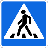 Fußgängerüberweg.