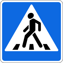 Fußgängerüberweg.
