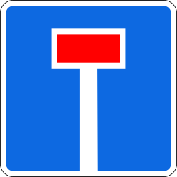Sackgasse.
