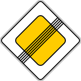 Ende der Vorfahrtstraße.