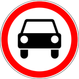 Pkw verboten.
