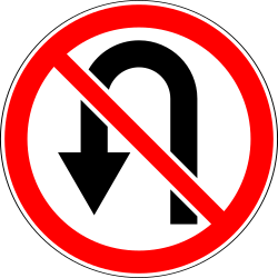 Wenden verboten.