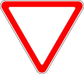 Vorfahrt gewähren.
