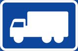 Für Lastwagen.