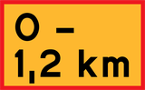 Für ... Kilometer.
