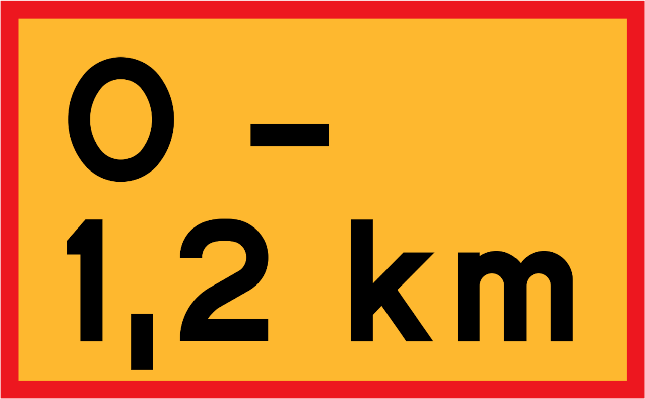 Für ... Kilometer.