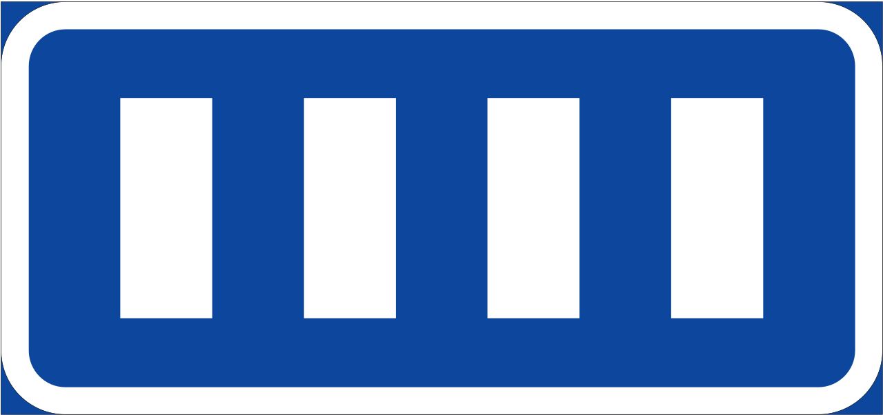 Senkrechtes Parken.