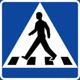 Fußgängerüberweg.