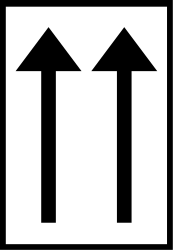 Übersicht der Fahrstreifen und Fahrtrichtungen.