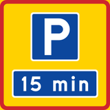 Beginn einer Parkzeitbegrenzungszone.